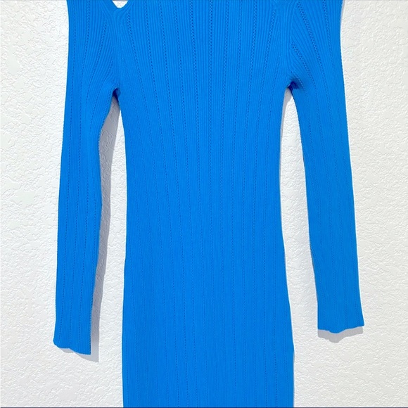 Zara Cut Out Knit Dress - size M - Picture 3 of 7